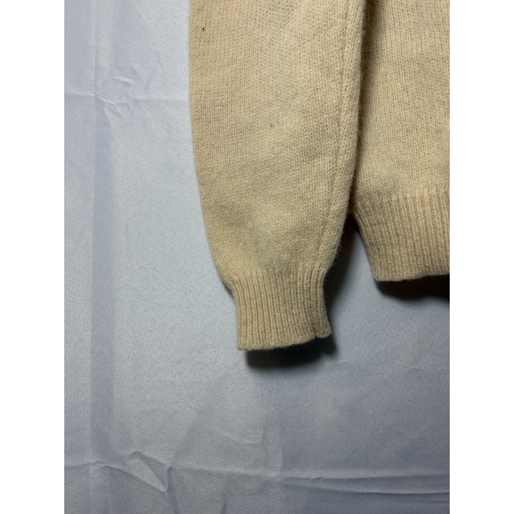 Vintage Debenhams Shetland‎ Wool Pullover Preppy Sweater Size Small Soft - Picture 7 of 13